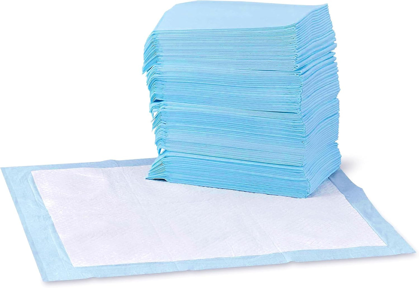 Amazon Basics Dog Pee Pads – Leak-Proof, Quick-Dry, 100 Count (22"x22")