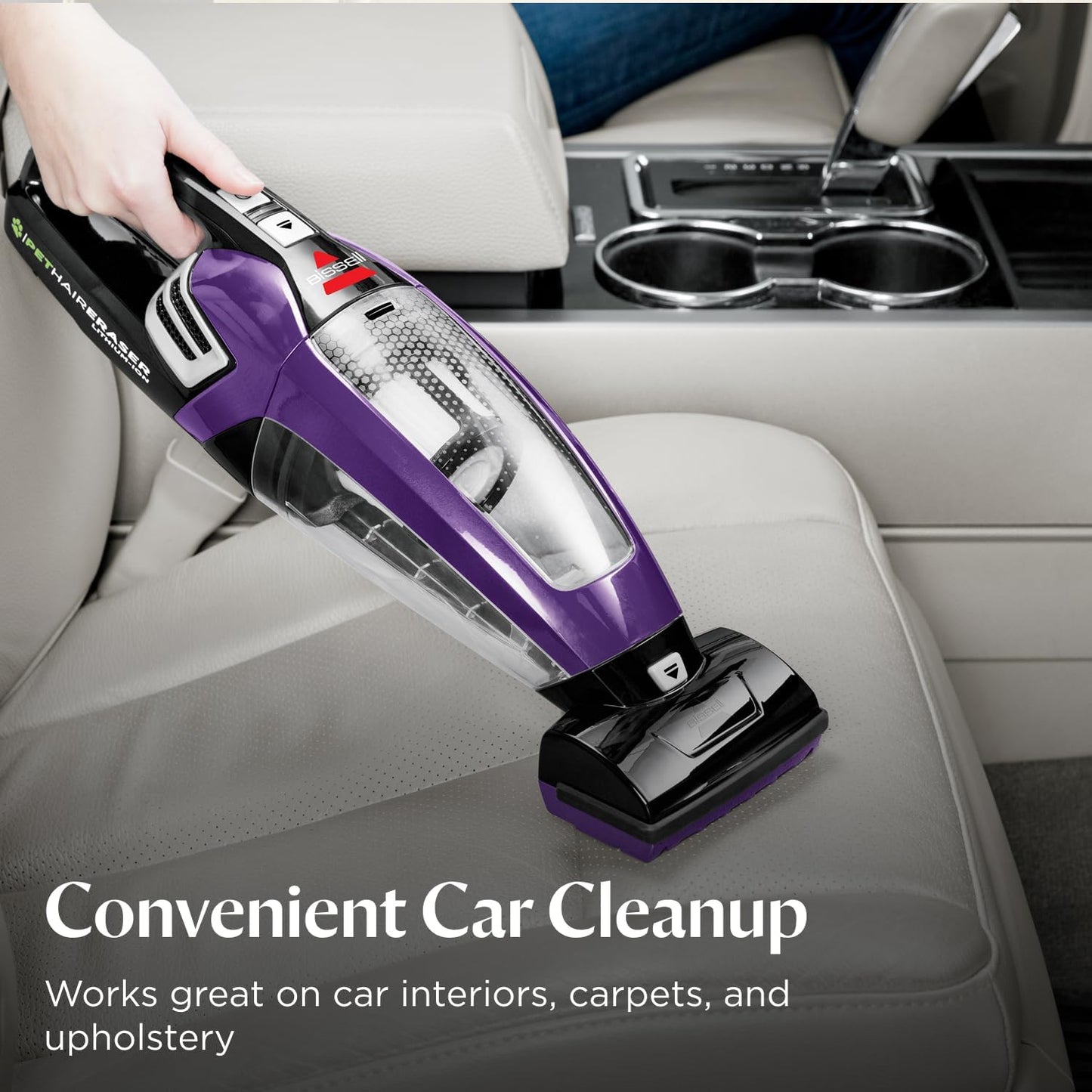 BISSELL Pet Hair Eraser Cordless Hand Vacuum – 2390A, Lithium Ion